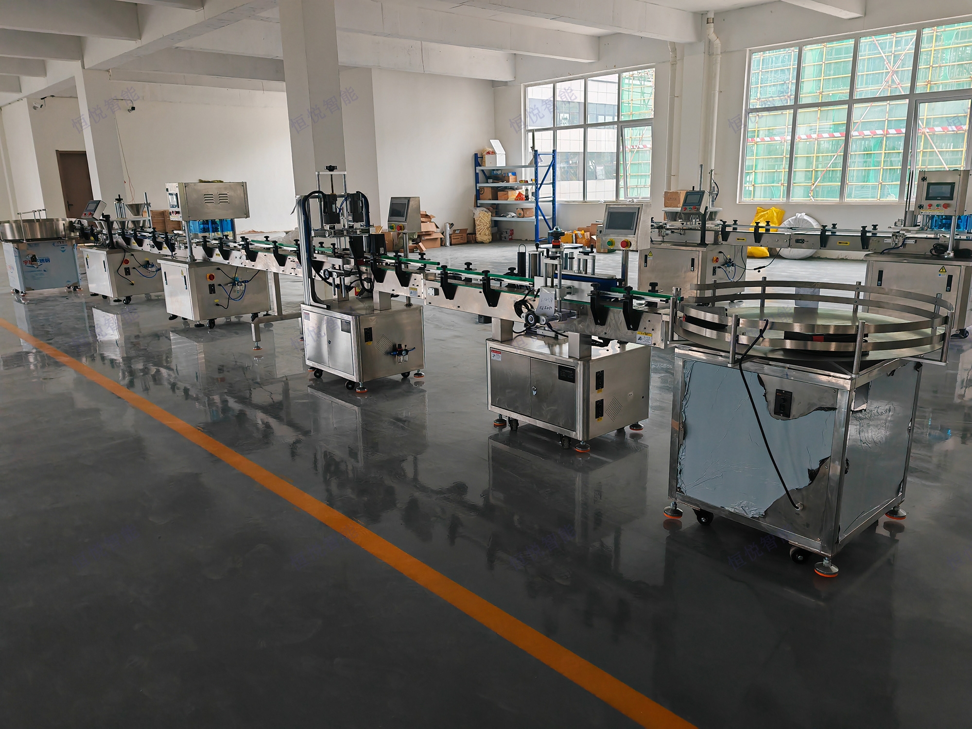 颗粒灌装线称重装置