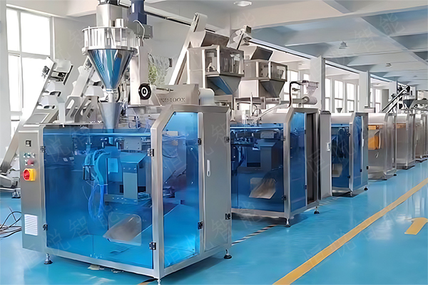 小型水平给袋式包装机根据用户现场的需要配置