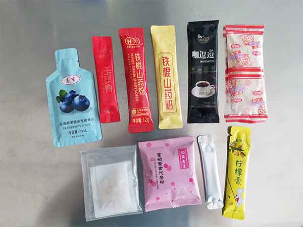用户自带葛根粉来厂现场试机的包装效果 用户自带葛根粉来厂现场试机的包装效果